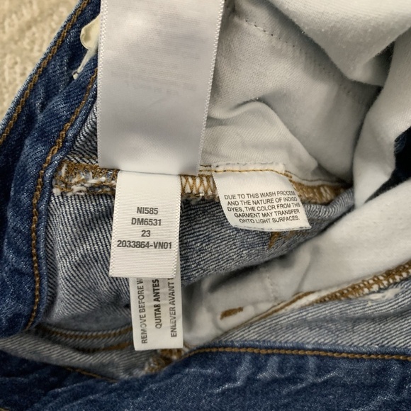 MADEWELL The Perfect Vintage Straight Jean women's 23 Greenhaven Wash Seamed V - Picture 14 of 16